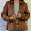 Thumbnail: 90s Uniform John Paul Richard Tan Brown Suede Genuine Leather Jacket with Collar