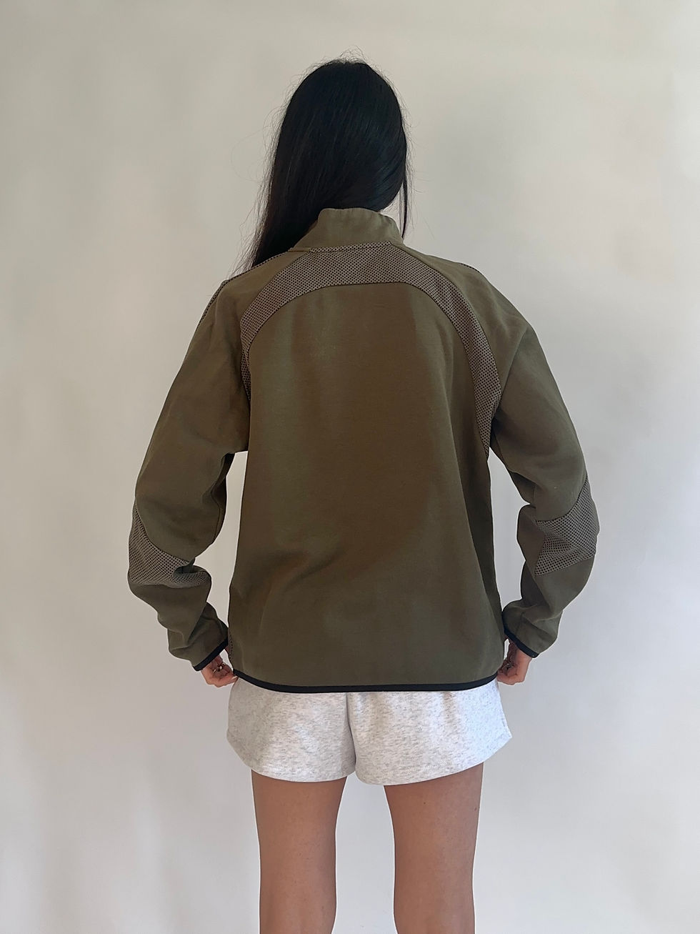 ภาพขนาดย่อ: Puma Khaki Green Full Zip Track Jacket