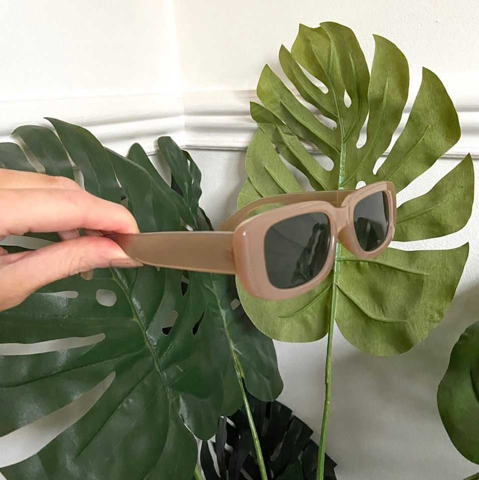 Thumbnail: Pink Rectangle Frame Sunglasses