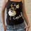 Thumbnail: 00s Handmade Brown Cow Cami Top