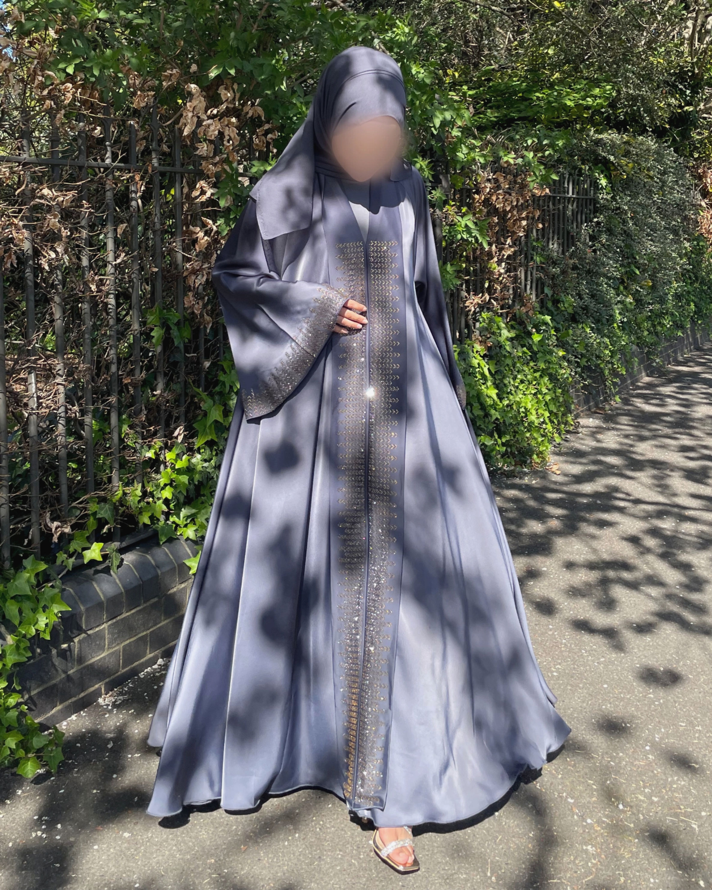 Slate Grey - Abaya Maira