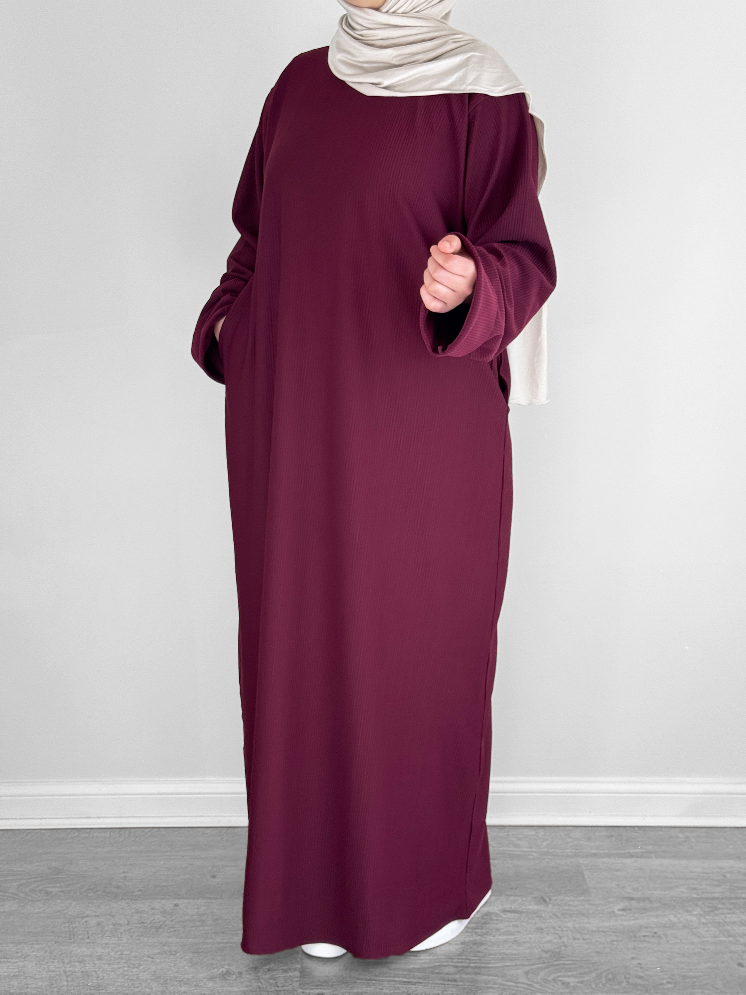 Maroon - Abaya Yasmin