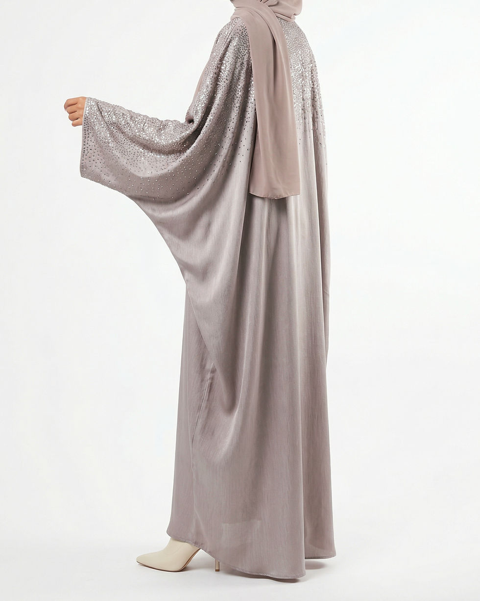 Thumbnail: Pastel Mink  - Abaya Nejma