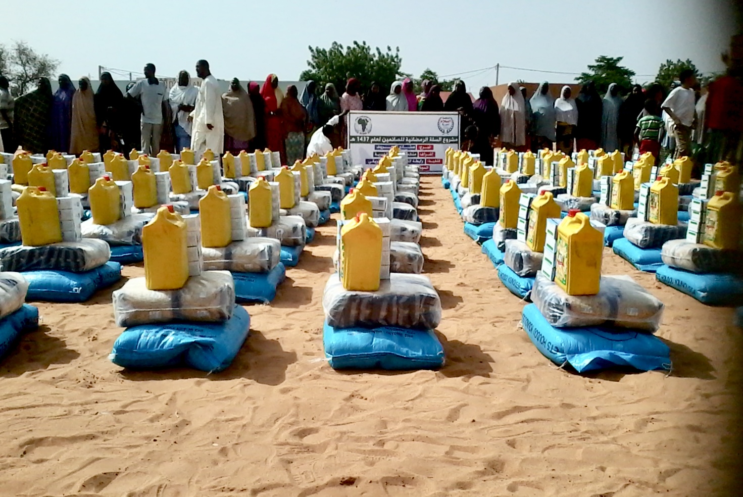 Distribution de vivres