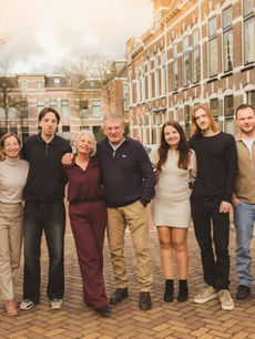 familie foto stad Leiden