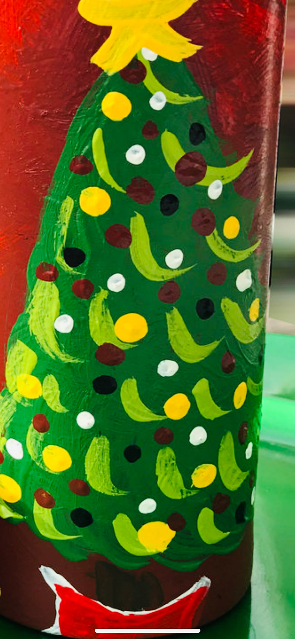 Thumbnail: Florida State  Christmas Tree Glass/Vase