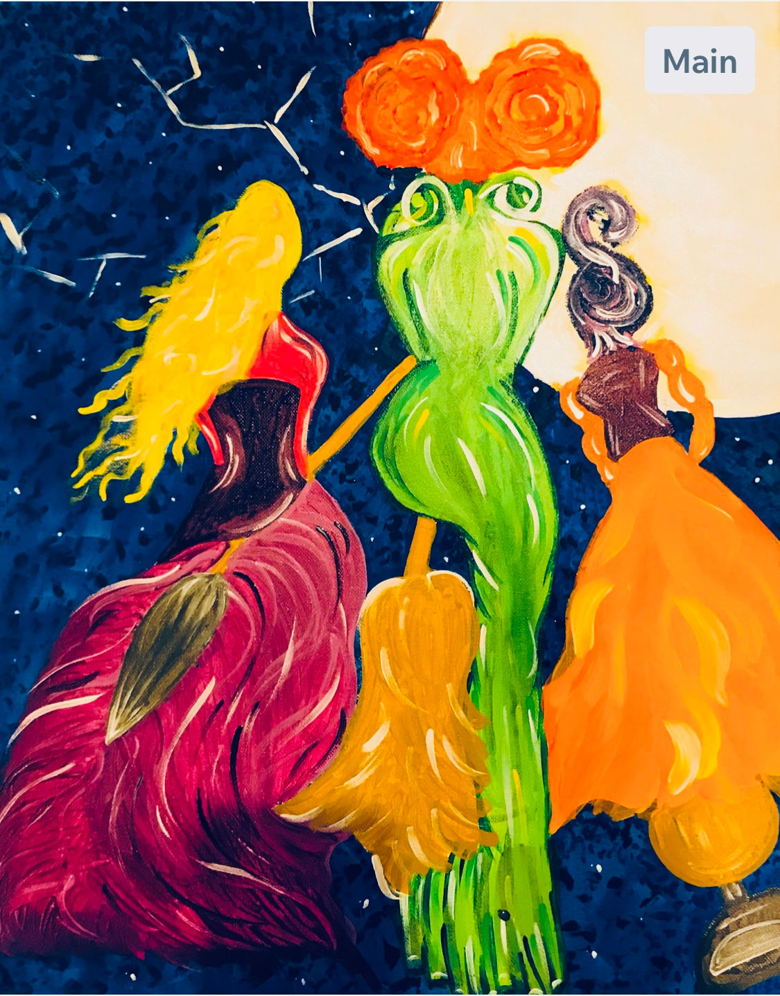 Sanderson Sisters: Hocus Pocus on Canvas