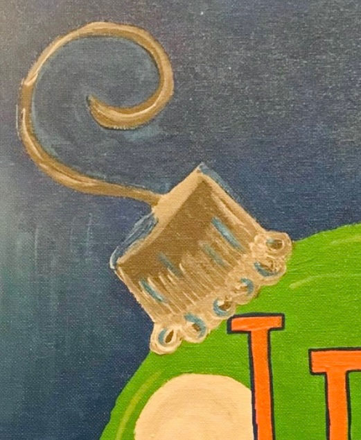 Thumbnail: UF Ornament Personalized Christmas on Canvas