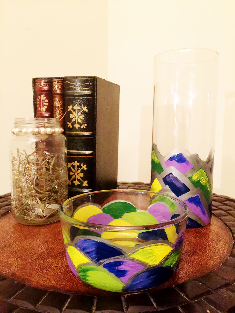 Thumbnail: Hills and Mountains Glass Container