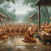 Mahapajapati Gotami requesting Bhikkhuni ordination