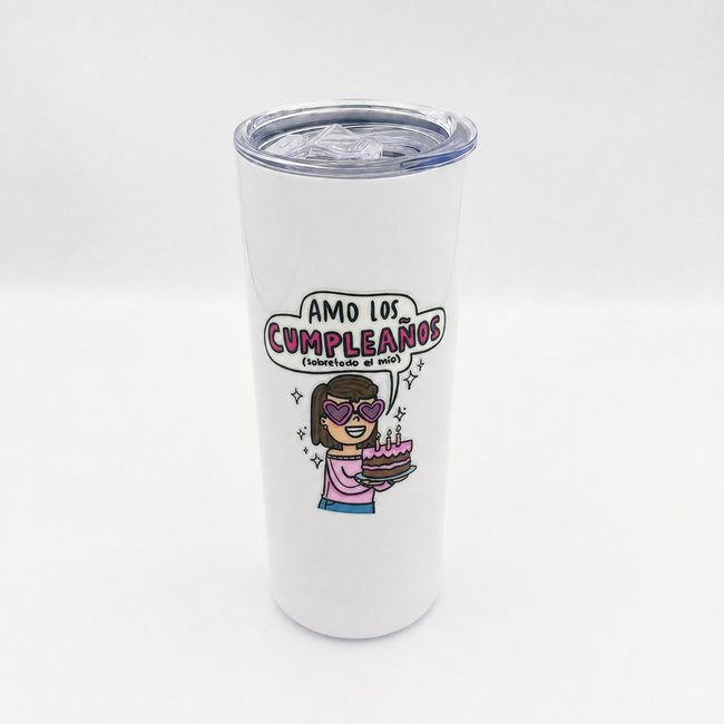 Thermo térmico 20 oz «Amo los cumpleaños»