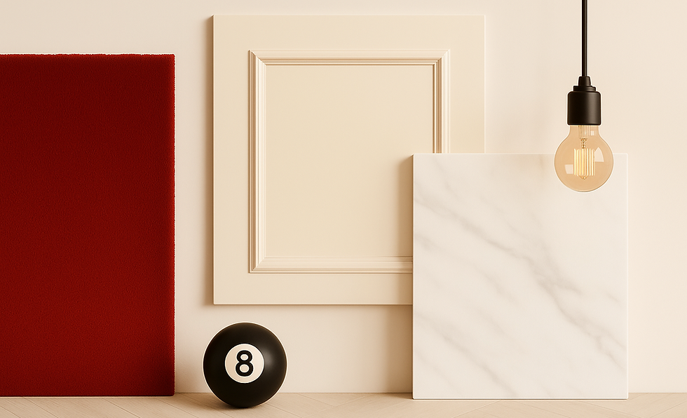 Kulečník moodboard Home harmony