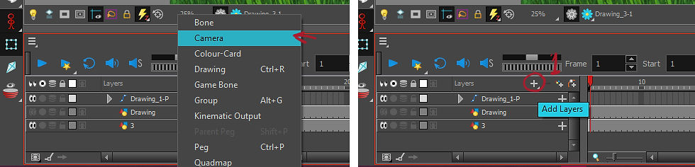 Add background to Toon Boom harmony and move the camera