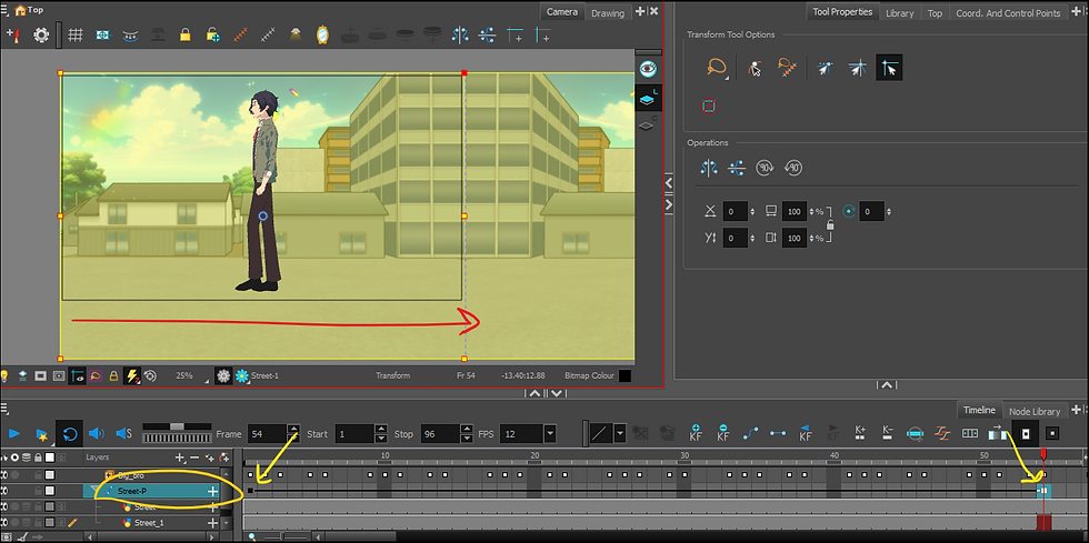 Animate a Walking Anime Character