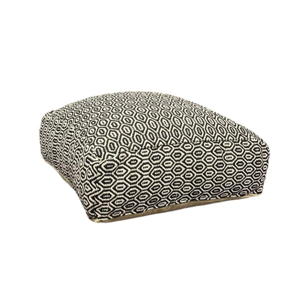 ΠΟΥΦ  Χαμηλό  60 x 60 x20  Ρόμβος / Μαύρο