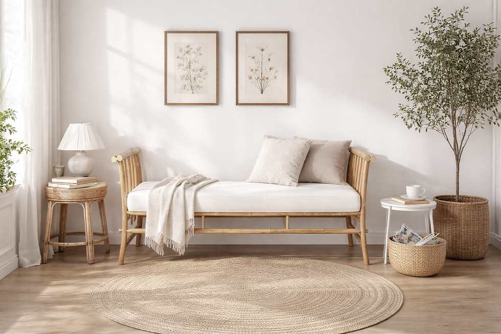 Thumbnail: Entryway Bedroom Bench with Armrests with Detachable Mattress