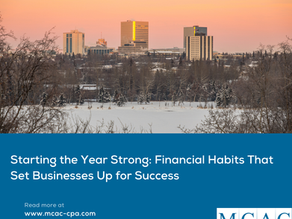 Starting the Year Strong: Financial Habits That Set Businesses Up for Success