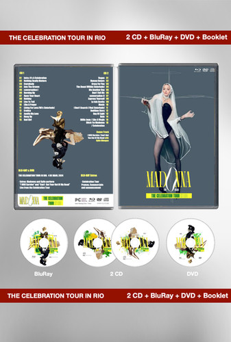 The Celebration Tour In Rio (BluRay + 2CD + DVD + Booklet