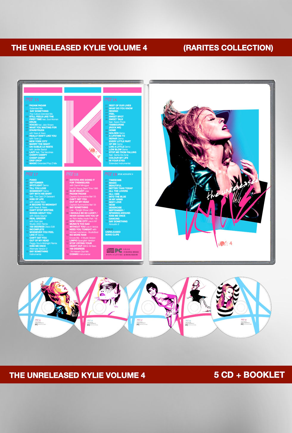 Thumbnail: The Unreleased Kylie: Vol.4 (5CD + Booklet)