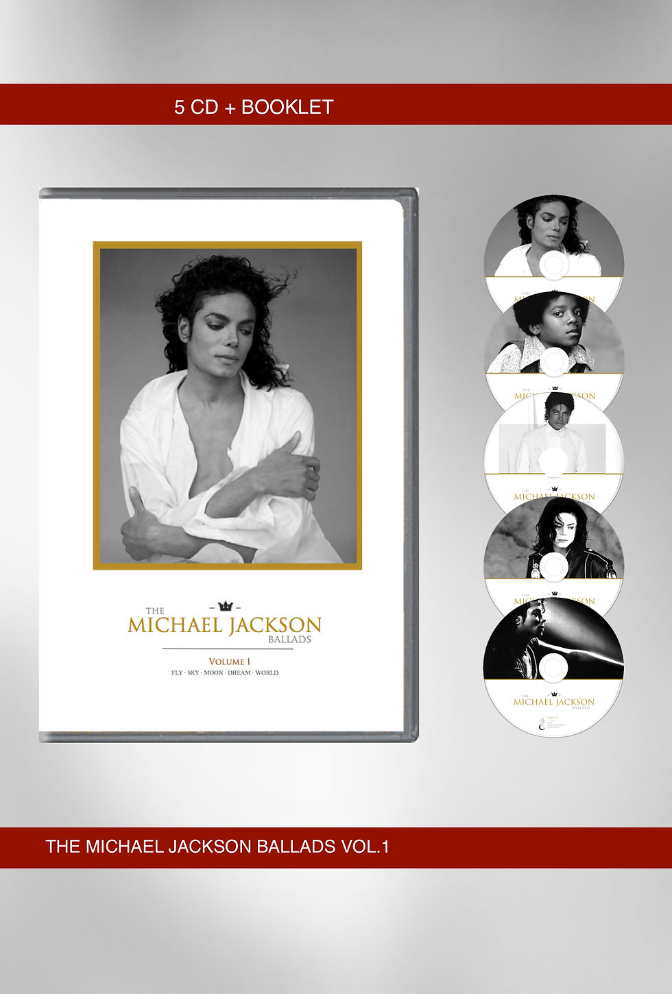 Thumbnail: The MichaelJackson Ballads - Vol.1 (5CD + Booklet)