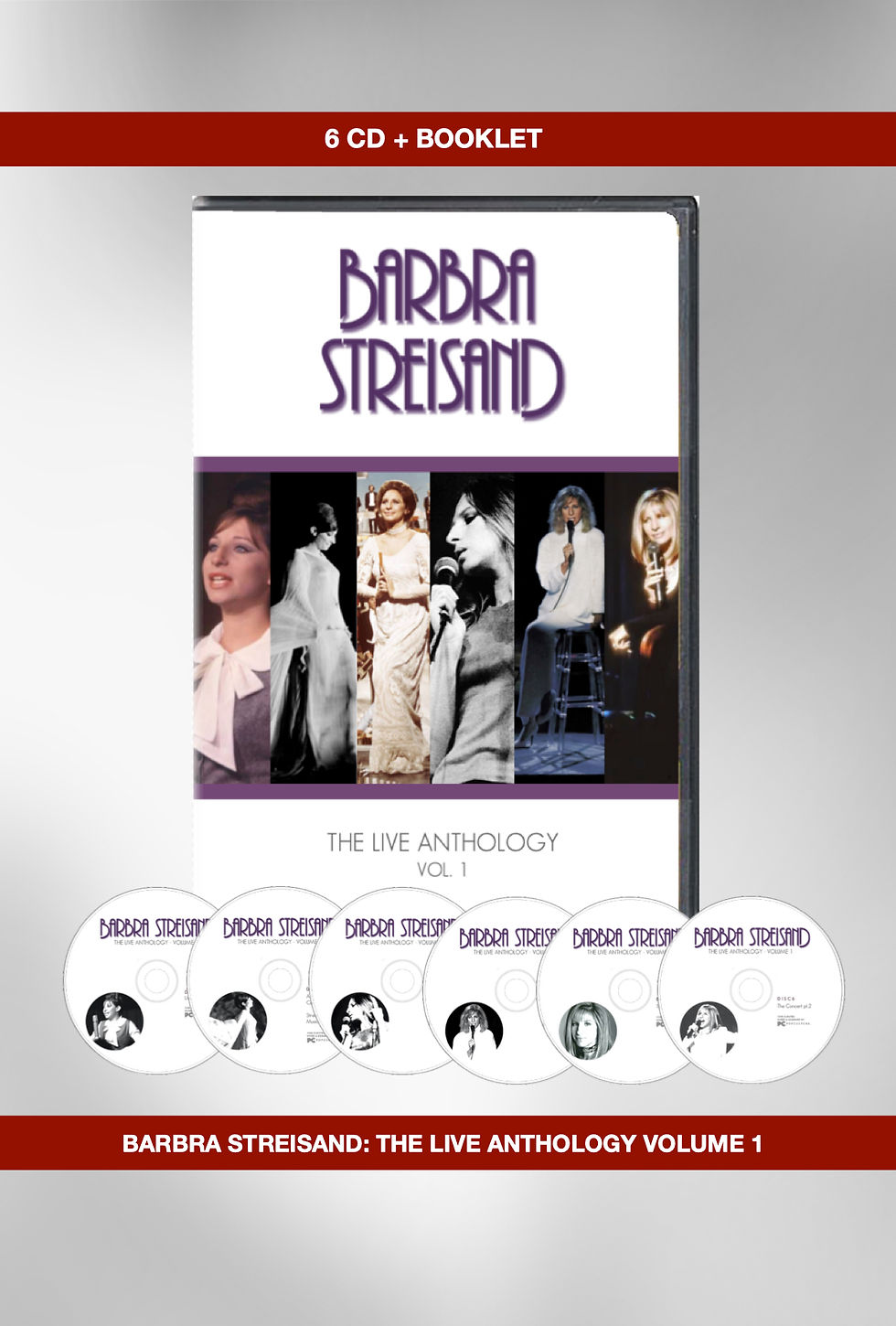Thumbnail: Barbra Streisand: The Live Anthology 1 (6CD + Booklet)