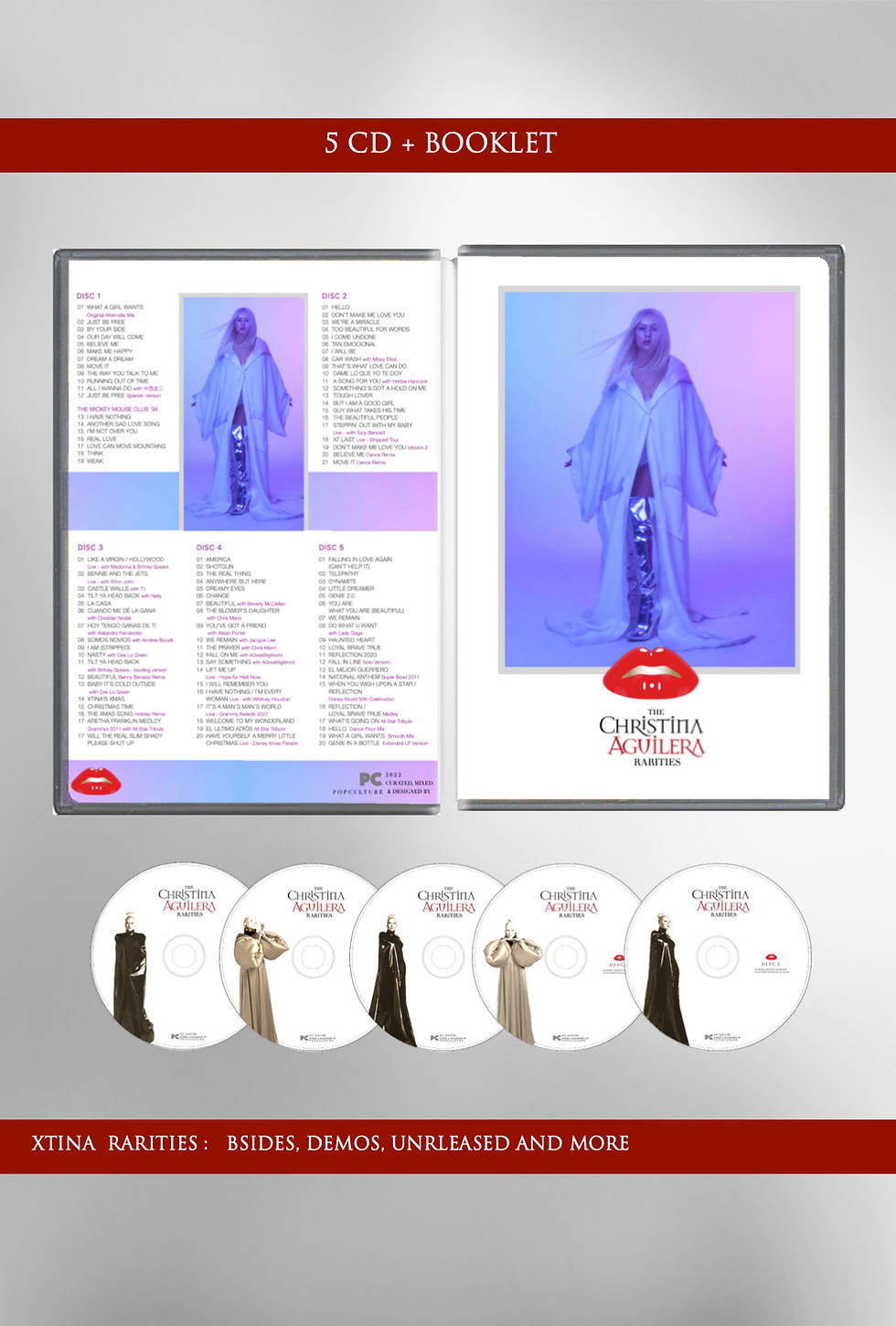 Thumbnail: The Christina Aguilera Rarities (5 CD + Booklet)