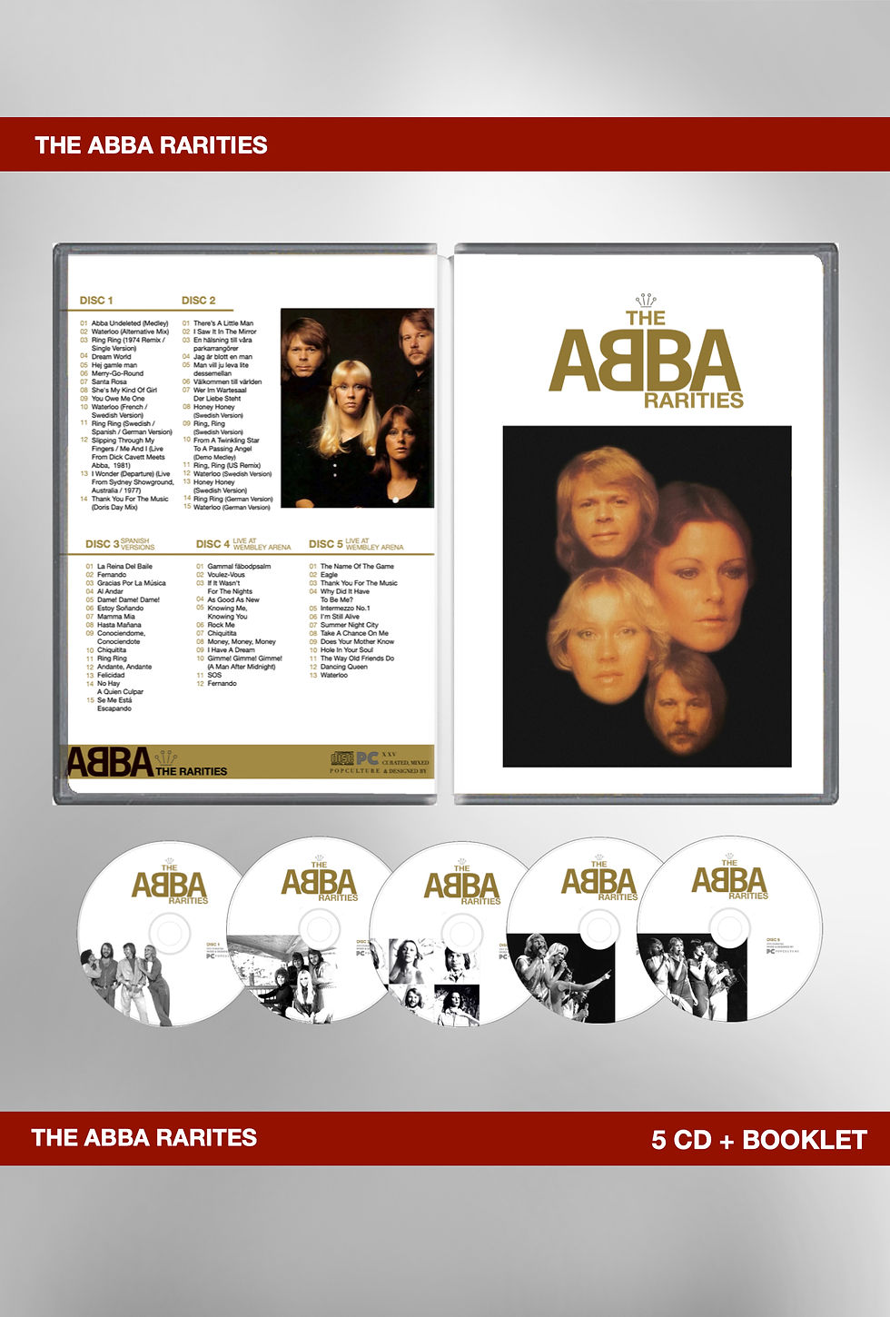 Thumbnail: The ABBA Rarities (5CD + Booklet)