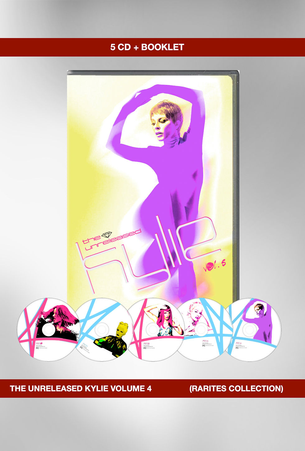 Thumbnail: The Unreleased Kylie: Vol.5 (5CD + Booklet)