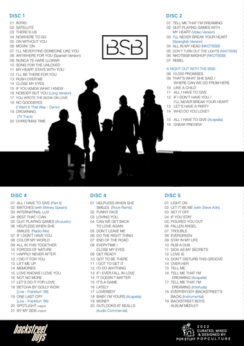 The Backstreet Boys Rarities (5CD + Booklet) | thepopculturestore