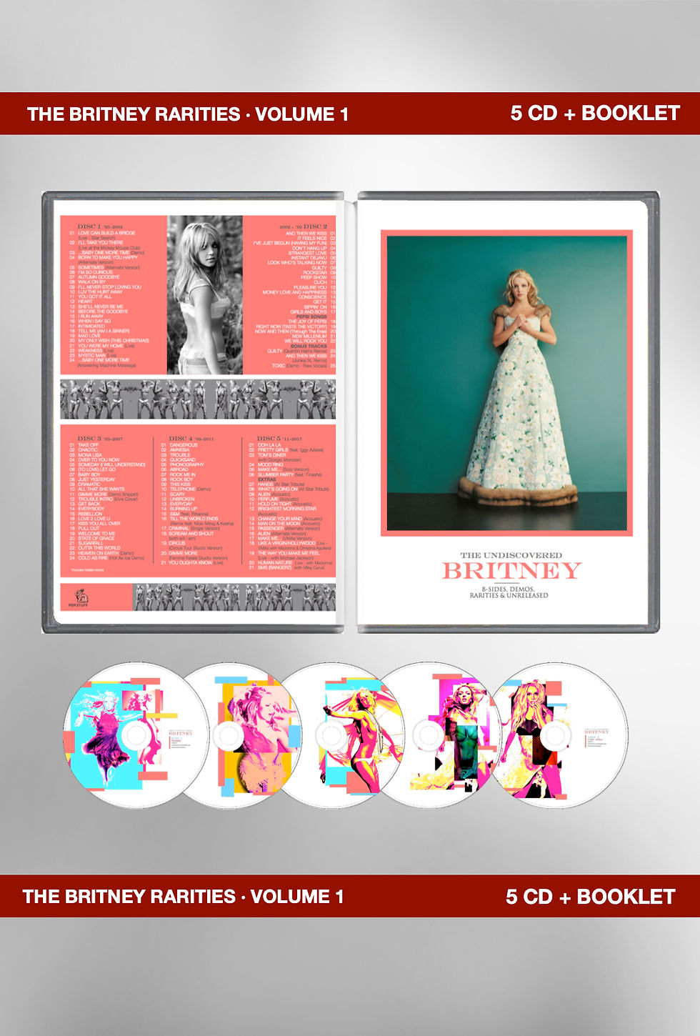 Thumbnail: The Britney Rarities: Vol. 1  (5 CD + Booklet)
