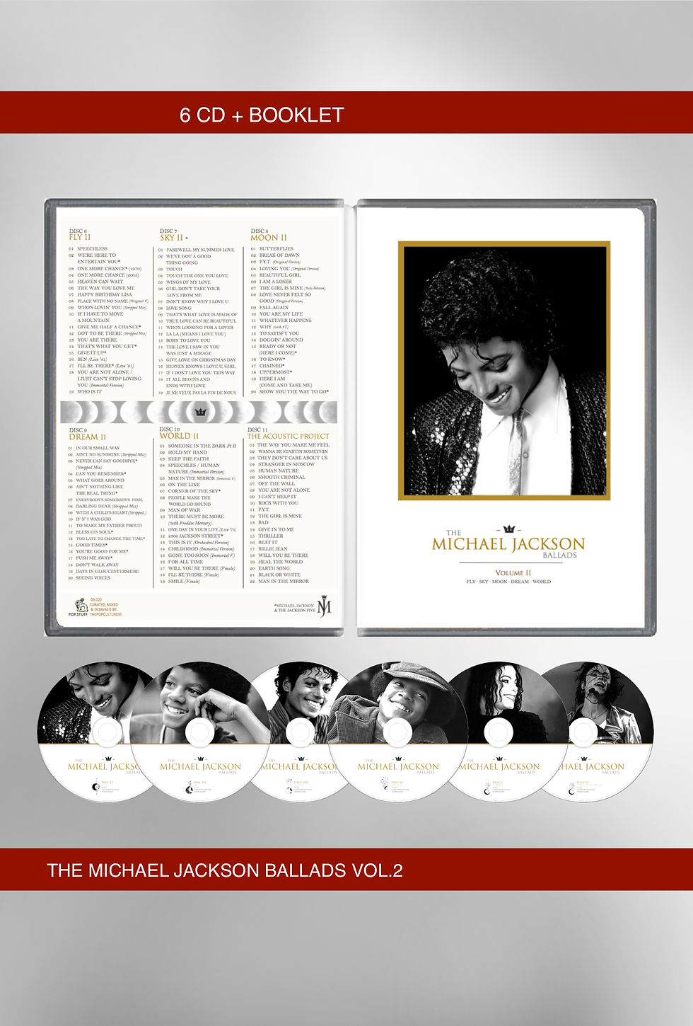 Thumbnail: The MichaelJackson Ballads - Vol.2 (6CD + Booklet)