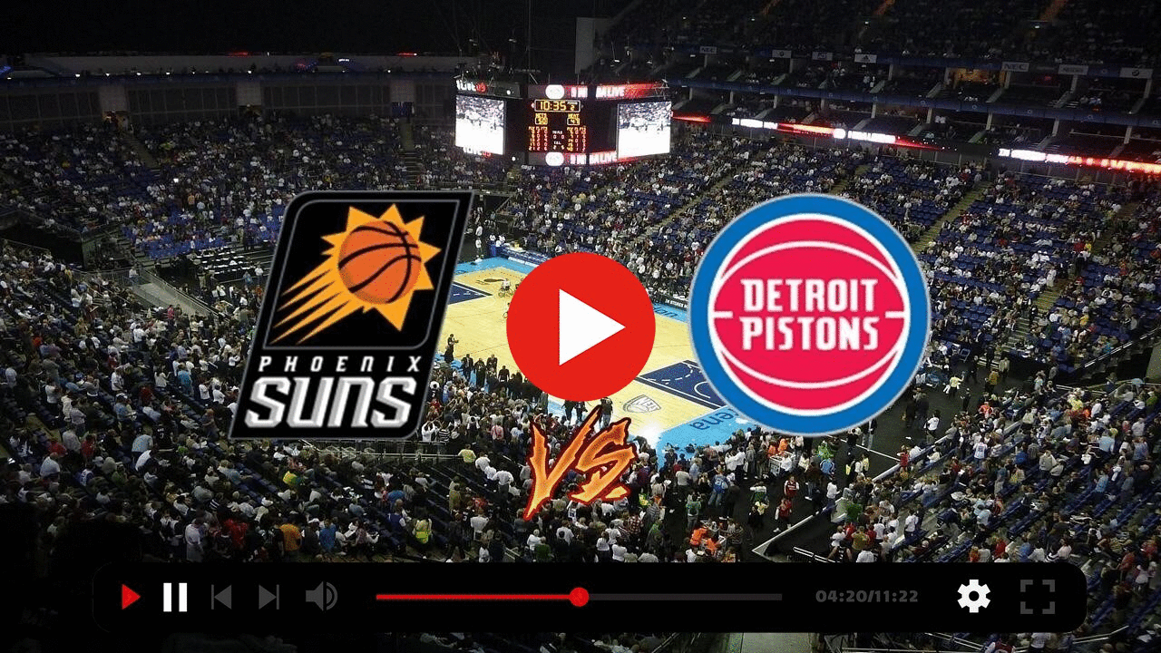 Today Phoenix Suns vs. Detroit Pistons live free 5 November HHS