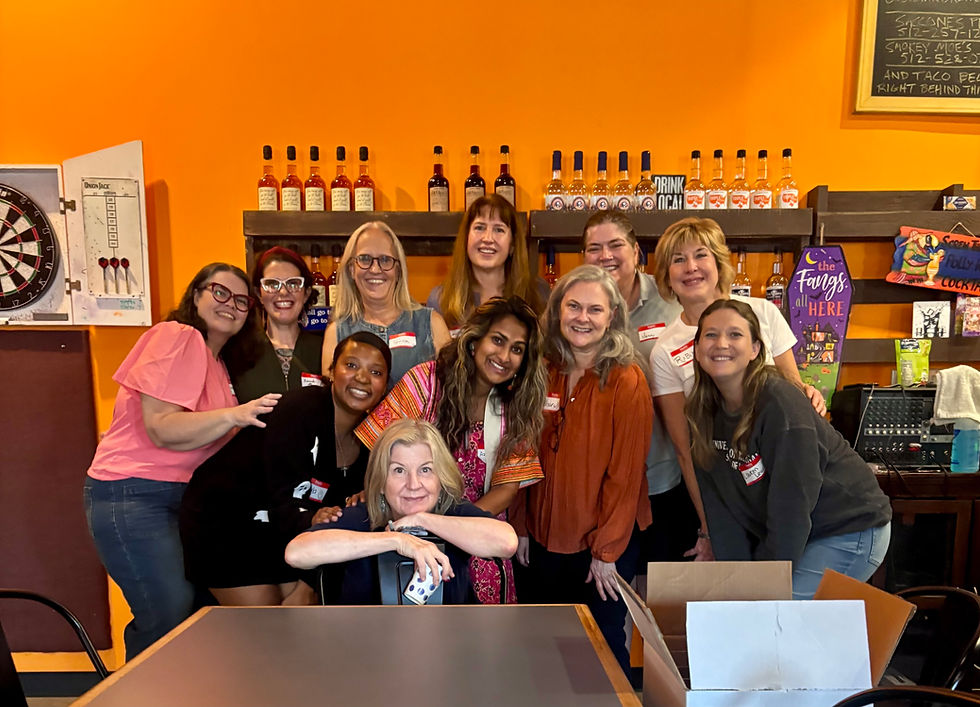 Members and friends attending our Member Connections event included: Rebecca Birch, Terra Brimberry, Lauren Jenkins, Jenny Cotner, Robin Krumme, Kayla Omukawila, Azgari Lipshy, Shari Kolding (owner), Lauren Lewis, Tracey Nelson, Margaret Ballinger, and Beth Thorson