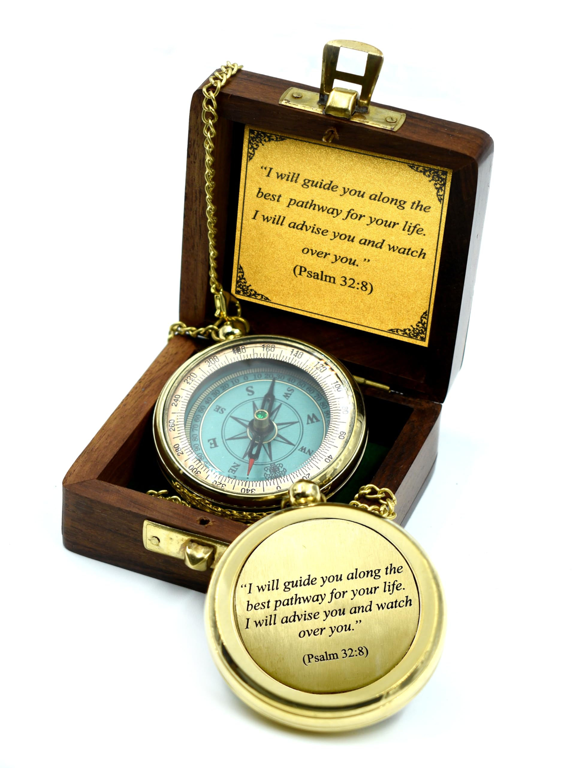 I Will Guide (Psalm 32:8) Communion & Confirmation Gift for Teenage Boys | Se...