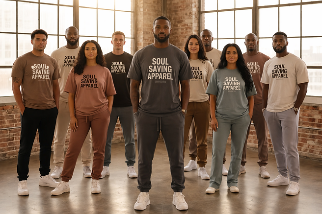 Soul Saving Apparel Team in Company T-Shirts.png