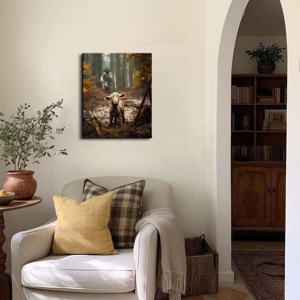 Thumbnail: Religious wall decor for prayer room Christian wall art for Christmas decorat...