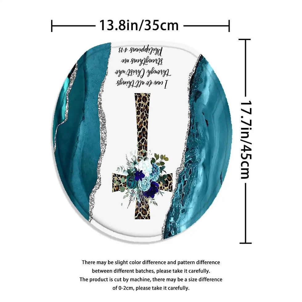 Thumbnail: [Prayer Cross Shower] Prayer Of The Cross 1/ Shower Curtain Set, Modern Style Ba