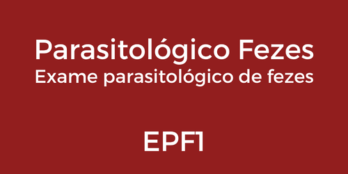 Parasitológico - Primeira Amostra