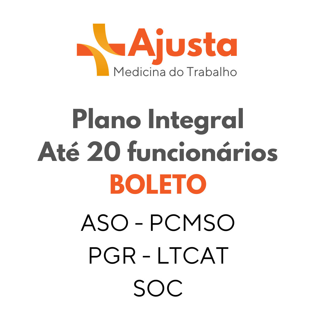 Plano Integral Ajusta - 16 até 20 funcionários - boleto