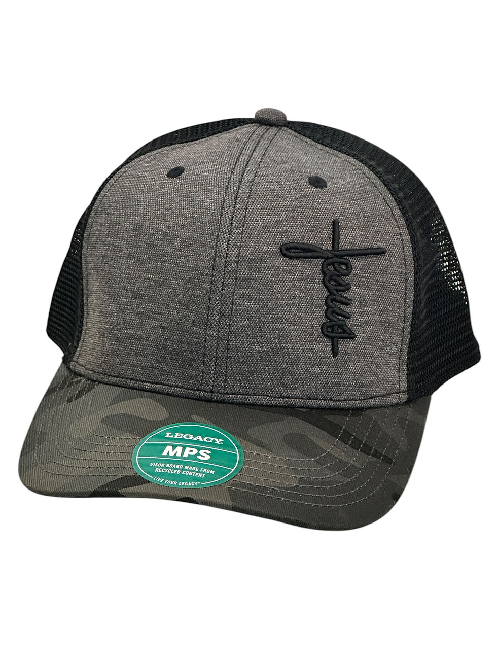 Thumbnail: Jesus Cross Puff Trucker