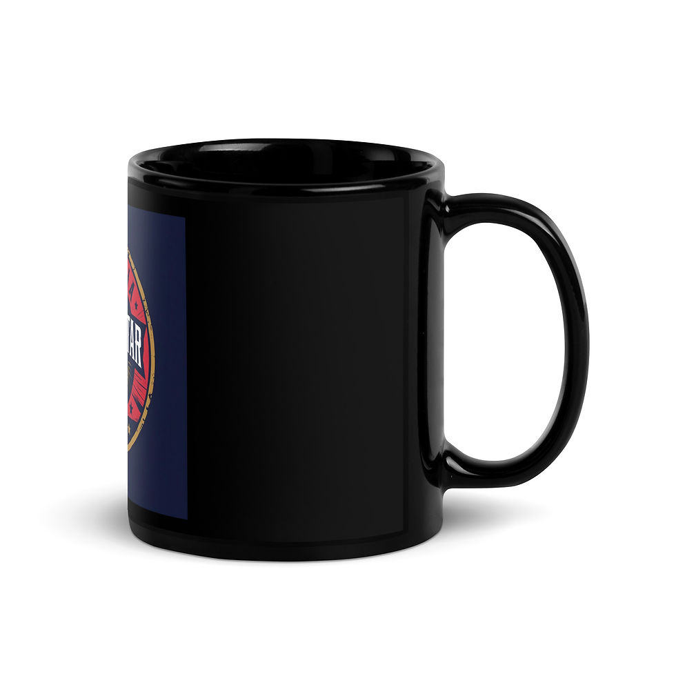 Georgia Rock Star Black Glossy Mug
