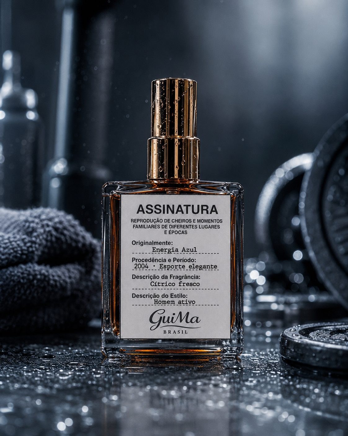 Energia Azul - Inspirado em Allure Homme Sport