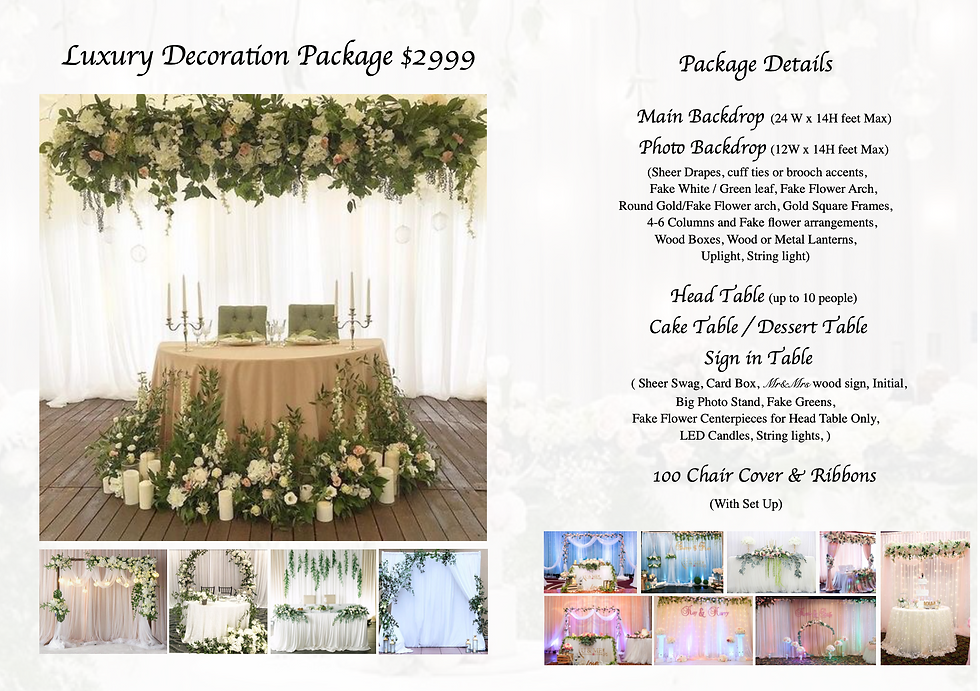 Luxury Decoration Package