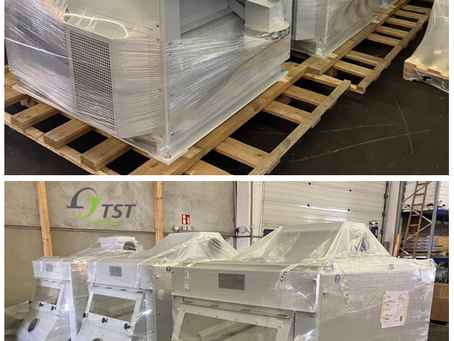 New separting tables TTS 900x1200 ready to ship for a metals sorting plant in Turkey