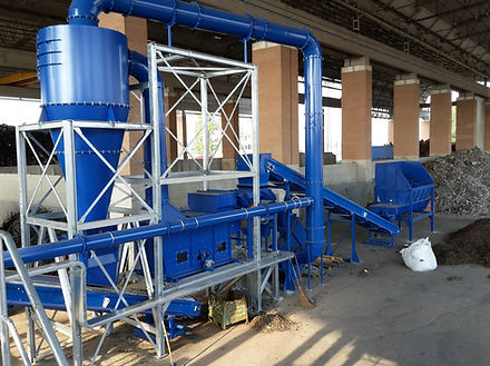 TST Overseas GmbH QSS Cross Flow Sifter / recycling solutions /wind sifter / air sifter / air classifier / wind sifter / air classifier / Windsichter