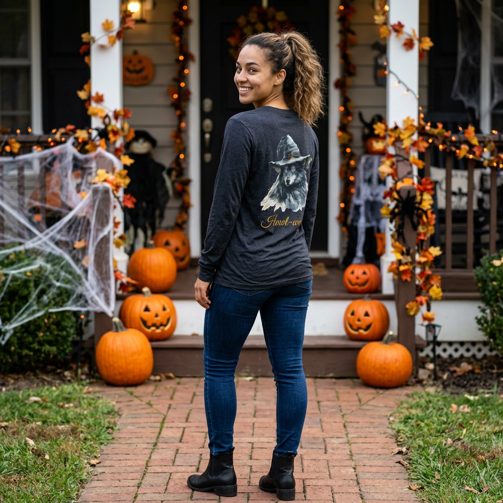 Howl-ween Unisex Jersey Long Sleeve Tee