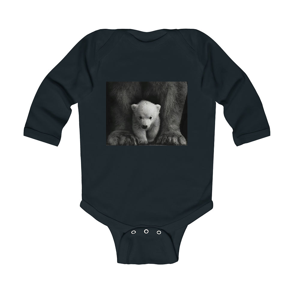 Thumbnail: Polar Bear Infant Long Sleeve Bodysuit