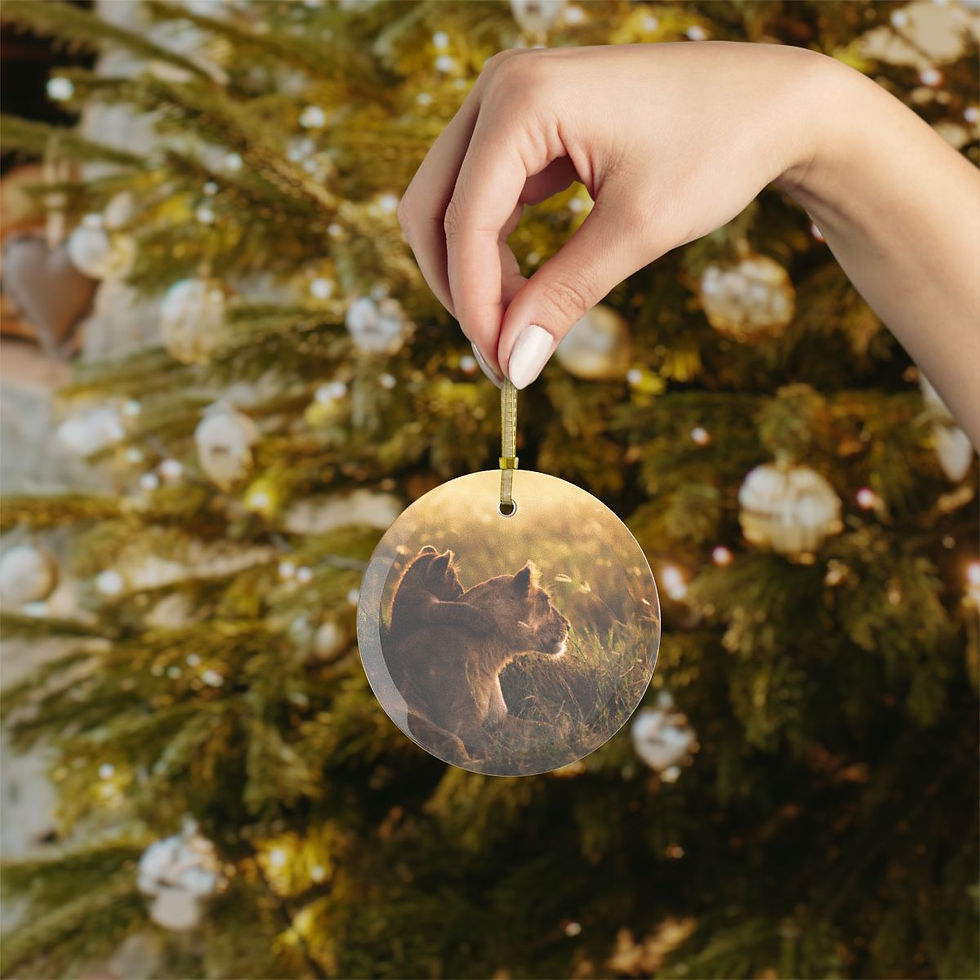 Thumbnail: Lion Glass Ornaments