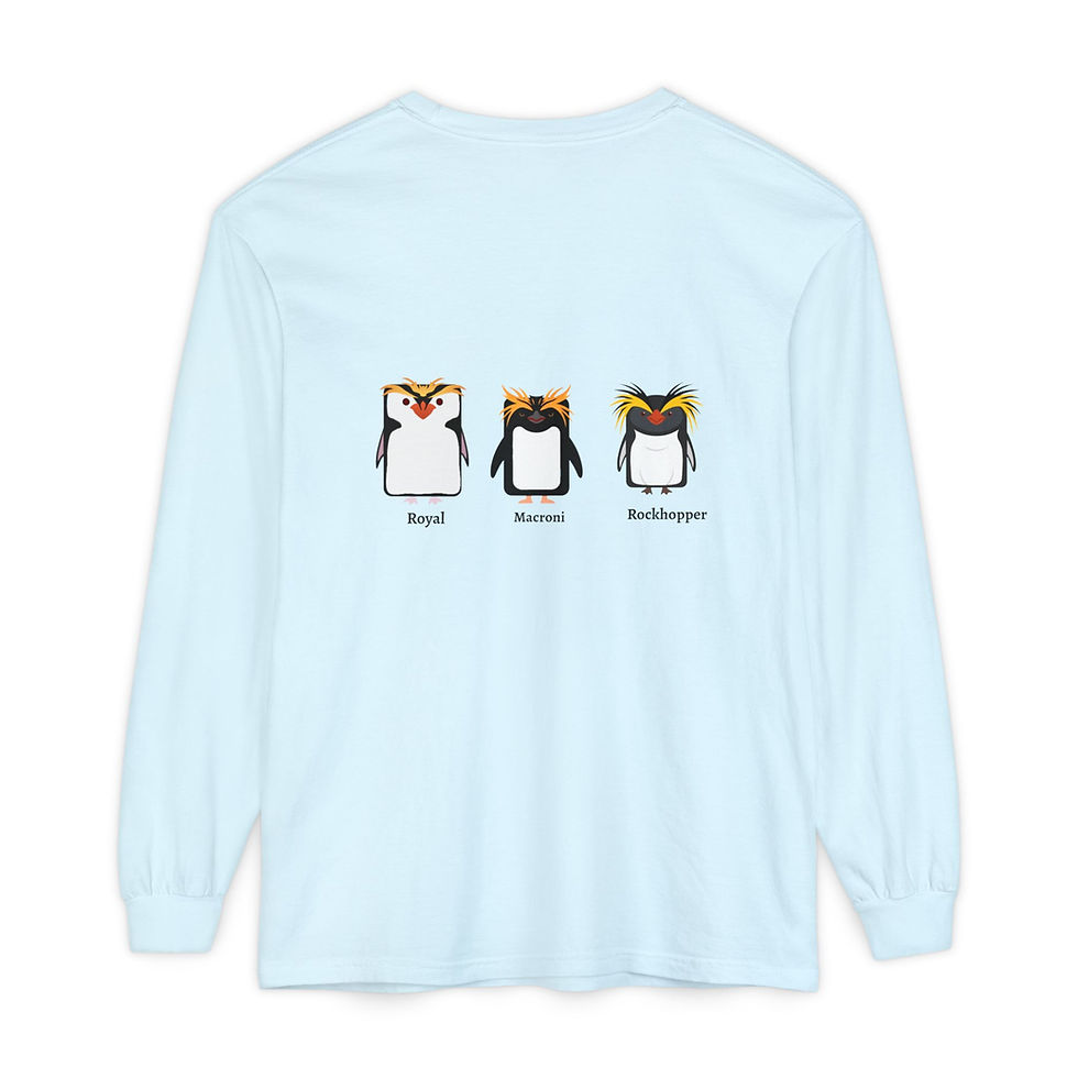 Thumbnail: The Social Crest-ites Unisex Garment-dyed Long Sleeve T-Shirt
