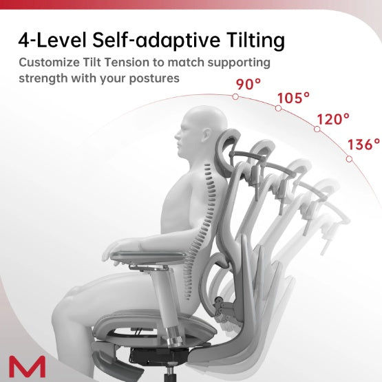 Miniatura: High-back Ergonomic Office Chair Headrest Mesh Office Computer Chair
